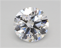 Lab Created Diamond 1.40 Carats, Round with Excellent Cut, D Color, VVS2 Clarity and Certified by GIA