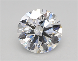 Picture of Lab Created Diamond 1.40 Carats, Round with Excellent Cut, D Color, VVS2 Clarity and Certified by GIA