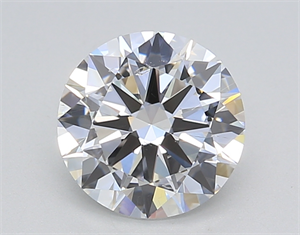 Picture of Lab Created Diamond 1.50 Carats, Round with Excellent Cut, D Color, SI1 Clarity and Certified by IGI