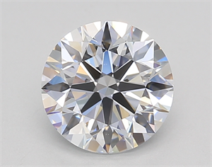 Picture of Lab Created Diamond 1.50 Carats, Round with Ideal Cut, E Color, VVS1 Clarity and Certified by IGI