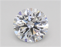 Lab Created Diamond 1.27 Carats, Round with Ideal Cut, D Color, VS2 Clarity and Certified by IGI