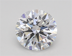 Picture of Lab Created Diamond 1.27 Carats, Round with Ideal Cut, D Color, VS2 Clarity and Certified by IGI