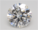 Lab Created Diamond 2.69 Carats, Round with Ideal Cut, H Color, VS2 Clarity and Certified by IGI