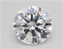 Lab Created Diamond 2.08 Carats, Round with Ideal Cut, E Color, VS2 Clarity and Certified by IGI