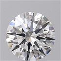 Lab Created Diamond 2.07 Carats, Round with Ideal Cut, F Color, VS1 Clarity and Certified by IGI