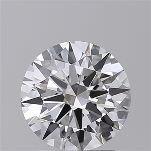 Picture of Lab Created Diamond 2.06 Carats, Round with Ideal Cut, F Color, VVS2 Clarity and Certified by IGI