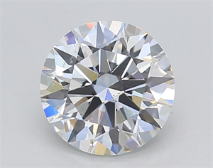Foto Del inventario de diamantes de laboratorio, 1.57 quilates, Redondo , Color D, claridad VS2 y certificado GIA de