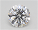Lab Created Diamond 1.31 Carats, Round with Ideal Cut, D Color, VS1 Clarity and Certified by IGI