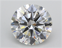 Del inventario de diamantes de laboratorio, 3.08 quilates, Redondo , Color G, claridad VS2 y certificado IGI
