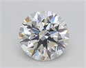 Lab Created Diamond 2.02 Carats, Round with Ideal Cut, F Color, VS1 Clarity and Certified by IGI