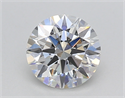 Del inventario de diamantes de laboratorio, 1.11 quilates, Redondo , Color E, claridad VS1 y certificado IGI