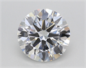 Lab Created Diamond 2.01 Carats, Round with Ideal Cut, F Color, VS1 Clarity and Certified by IGI