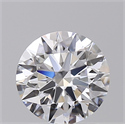 Lab Created Diamond 1.55 Carats, Round with Ideal Cut, D Color, VVS1 Clarity and Certified by IGI