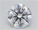 Lab Created Diamond 1.41 Carats, Round with Ideal Cut, D Color, VS2 Clarity and Certified by IGI