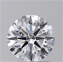 Lab Created Diamond 1.58 Carats, Round with Ideal Cut, D Color, VVS1 Clarity and Certified by IGI