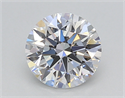 Del inventario de diamantes de laboratorio, 1.23 quilates, Redondo , Color D, claridad VVS2 y certificado IGI
