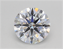 Lab Created Diamond 1.27 Carats, Round with Excellent Cut, E Color, VVS2 Clarity and Certified by IGI