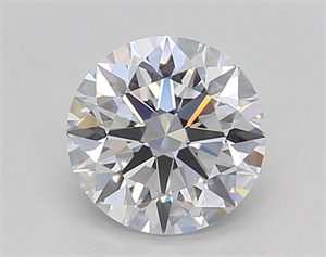 Picture of Lab Created Diamond 1.24 Carats, Round with Ideal Cut, E Color, VVS2 Clarity and Certified by IGI