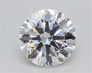Picture of Lab Created Diamond 1.25 Carats, Round with Ideal Cut, E Color, VVS2 Clarity and Certified by IGI