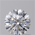 Del inventario de diamantes de laboratorio, 0.72 quilates, Redondo , Color D, claridad VVS2 y certificado GIA