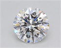 Del inventario de diamantes de laboratorio, 0.72 quilates, Redondo , Color D, claridad VS2 y certificado IGI