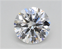 Lab Created Diamond 0.72 Carats, Round with Ideal Cut, E Color, VS2 Clarity and Certified by IGI
