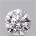 Lab Created Diamond 0.71 Carats, Round with Excellent Cut, D Color, VVS2 Clarity and Certified by IGI
