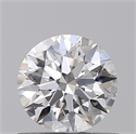 Del inventario de diamantes de laboratorio, 0.71 quilates, Redondo , Color D, claridad VVS2 y certificado IGI
