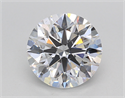 Lab Created Diamond 2.24 Carats, Round with Ideal Cut, E Color, SI1 Clarity and Certified by IGI
