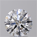 Lab Created Diamond 2.10 Carats, Round with Ideal Cut, G Color, VVS2 Clarity and Certified by IGI