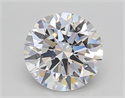 Del inventario de diamantes de laboratorio, 2.08 quilates, Redondo , Color D, claridad VVS2 y certificado IGI