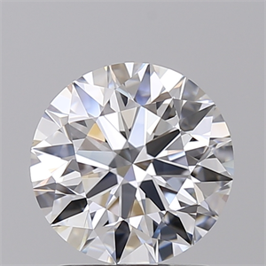 Picture of Lab Created Diamond 1.83 Carats, Round with Ideal Cut, D Color, VVS2 Clarity and Certified by IGI