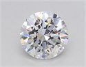 Lab Created Diamond 0.70 Carats, Round with Excellent Cut, D Color, VS2 Clarity and Certified by IGI