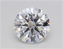Lab Created Diamond 0.71 Carats, Round with Ideal Cut, D Color, VS2 Clarity and Certified by IGI