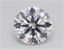 Lab Created Diamond 0.71 Carats, Round with Ideal Cut, F Color, VS1 Clarity and Certified by IGI