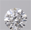 Lab Created Diamond 0.70 Carats, Round with Excellent Cut, D Color, VVS2 Clarity and Certified by IGI
