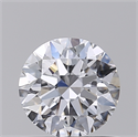 Del inventario de diamantes de laboratorio, 0.71 quilates, Redondo , Color D, claridad VVS1 y certificado IGI