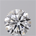 Lab Created Diamond 0.72 Carats, Round with Excellent Cut, D Color, VS1 Clarity and Certified by GIA