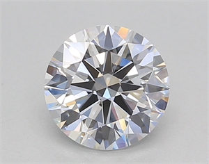 Picture of Lab Created Diamond 1.21 Carats, Round with Ideal Cut, E Color, VVS2 Clarity and Certified by IGI