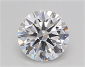Lab Created Diamond 1.22 Carats, Round with Ideal Cut, D Color, VVS2 Clarity and Certified by IGI
