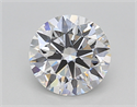 Lab Created Diamond 1.23 Carats, Round with Ideal Cut, D Color, VS1 Clarity and Certified by IGI