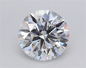 Picture of Lab Created Diamond 1.22 Carats, Round with Ideal Cut, D Color, VVS2 Clarity and Certified by IGI