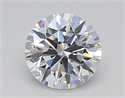Lab Created Diamond 1.31 Carats, Round with Ideal Cut, E Color, VS1 Clarity and Certified by IGI