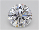 Del inventario de diamantes de laboratorio, 1.29 quilates, Redondo , Color E, claridad VVS2 y certificado IGI
