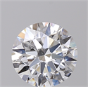 Lab Created Diamond 1.55 Carats, Round with Ideal Cut, D Color, VVS1 Clarity and Certified by IGI