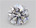 Del inventario de diamantes de laboratorio, 1.10 quilates, Redondo , Color E, claridad VVS2 y certificado IGI