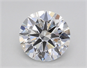 Lab Created Diamond 1.08 Carats, Round with Ideal Cut, D Color, VVS2 Clarity and Certified by IGI