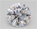 Del inventario de diamantes de laboratorio, 2.40 quilates, Redondo , Color D, claridad VS2 y certificado IGI
