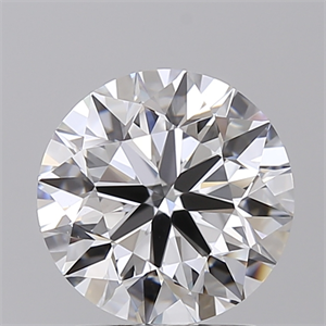 Picture of Lab Created Diamond 2.01 Carats, Round with Excellent Cut, D Color, VS1 Clarity and Certified by IGI