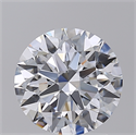 Del inventario de diamantes de laboratorio, 2.05 quilates, Redondo , Color E, claridad VVS2 y certificado GIA